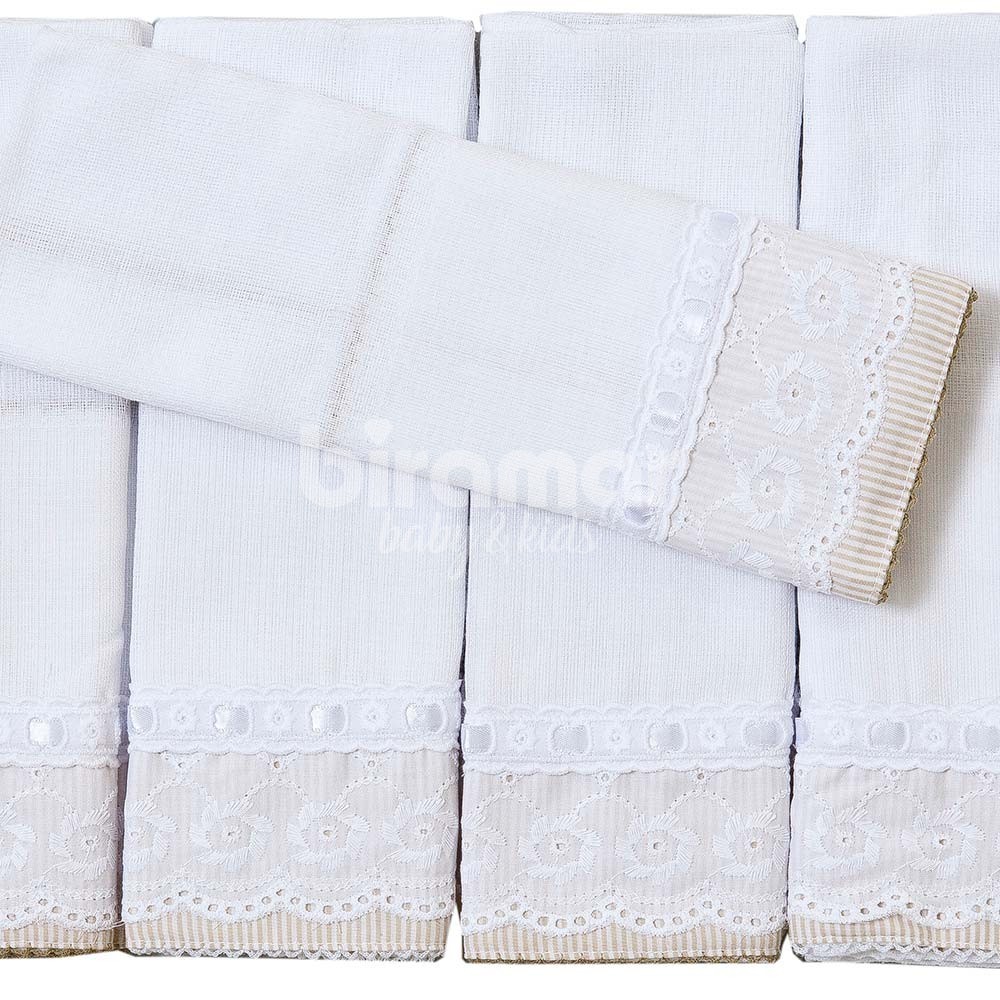 Conjunto Fraldas Para Beb Cremer Luxo Bless Nude Biramar Baby Todo Conforto Do Mundo Para