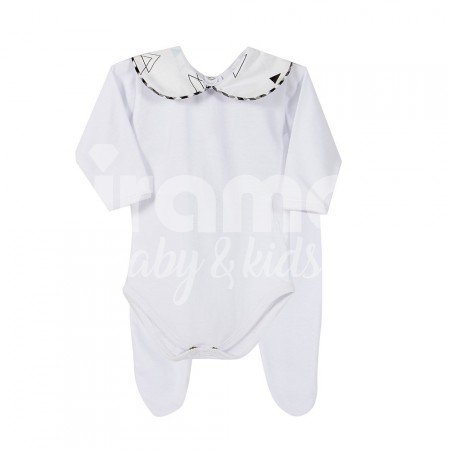Conjunto Clássico 2 Peças para Bebê New York Triângulo Colorido - Tamanho Único