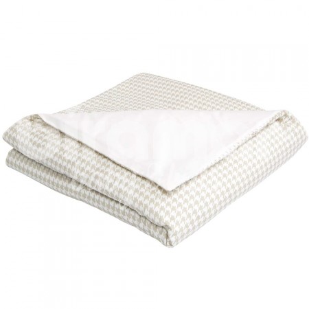 Edredom de Mini Cama e Montessoriano Estampa Dupla Face e Duvet Windsor Bege