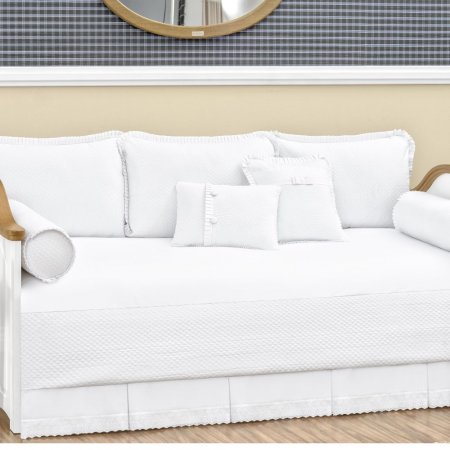 Kit Cama Babá 9 Peças com Saia Blanche Matelassado