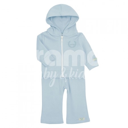 Moletom para Bebê Valencia Azul - Tamanho Único - Moletom para Bebê Valencia Azul 3 Peças - Tamanho Único