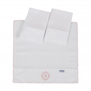 Boquinha Fralda Cremer 3 Peças para Bebê Vineyard Rosa