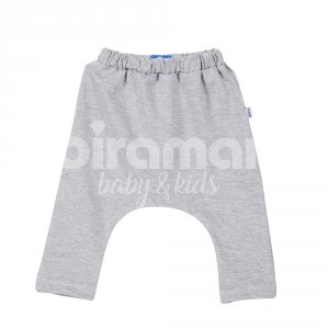 Calça Saruel para Bebê e Kids Malha G - Cinza