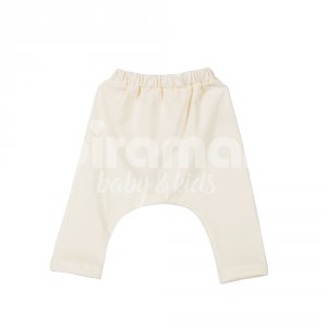 Calça Saruel para Bebê e Kids Malha GG - Marfim
