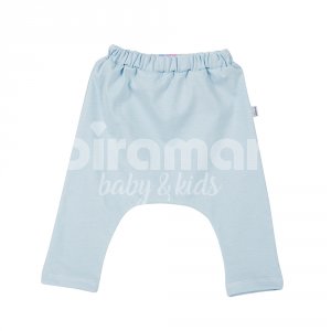 Calça Saruel para Bebê e Kids Malha GG - Azul