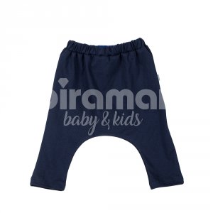 Calça Saruel para Bebê e Kids Malha GG - Marinho