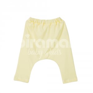 Calça Saruel para Bebê e Kids Malha GG - Amarelo