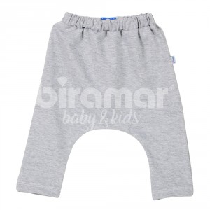 Calça Saruel para Bebê e Kids Malha M - Cinza