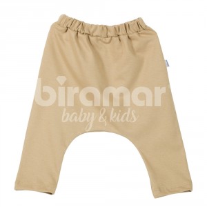 Calça Saruel para Bebê e Kids Malha M - Bege