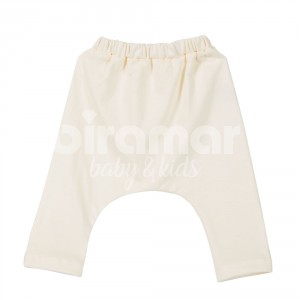 Calça Saruel para Bebê e Kids Malha M - Marfim