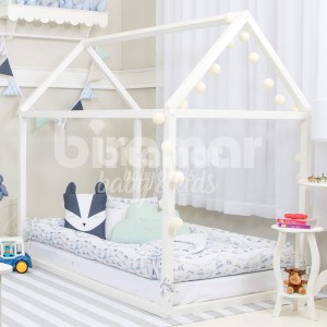 Kit Montessoriano Rolinho Solteiro 4 Peças Carrinhos Azul