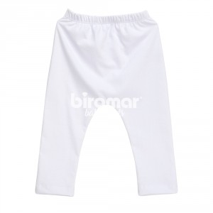 Calça Saruel para Bebê e Kids Malha M - Branco