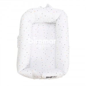 Bercinho Portátil Ninho para Bebê Sleep UM Master New York Mini Triângulo Colorido