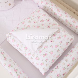 Edredom de Mini Cama e Montessoriano Estampa Dupla Face e Duvet Josephine