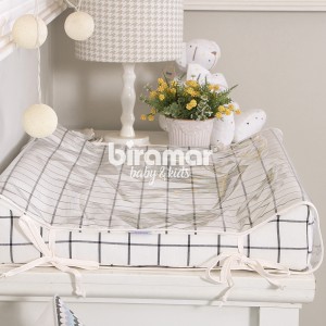 Trocador Anatômico para Bebê Estampado Boston Preto