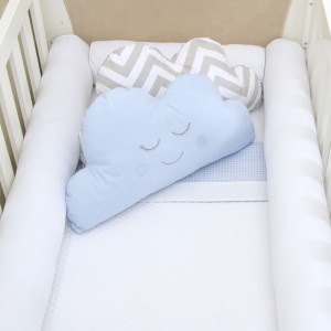 Kit Montessoriano Rolinho 5 Peças Piquet Branco (Colchão 1,50 x 0,90 x 0,12)