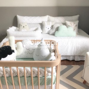 Sofá Cama 5 Peças New York Mini Triângulo Colorido