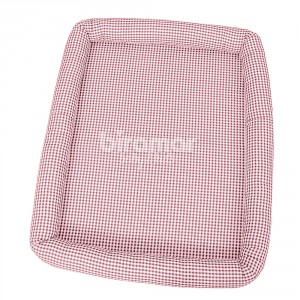 Colchonete para Bebê e Kids Xadrez Médio Vermelho