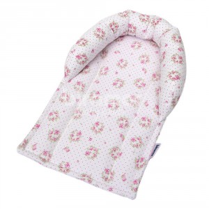 Suporte de Cabeça para Bebê Tiffany Floral Rosa