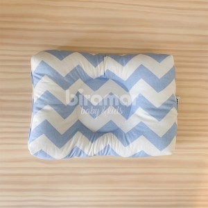 Travesseiro Anatômico para Bebê Soho Chevron Azul