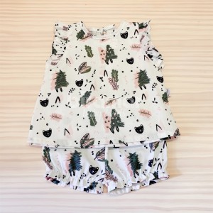 Conjunto Batinha Curto para Bebê 2 Peças GG - Wish