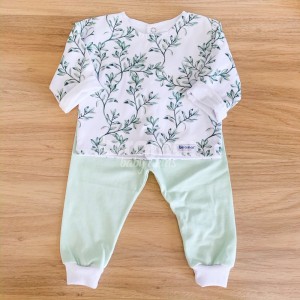 Conjunto Pagão 3 Peças Estampado Benício Botanical Verde - Tamanho Único