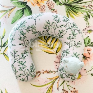 Protetor de Pescoço para Bebê Estampa Benício Botanical Verde