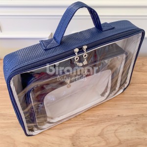 Kit Bolsa Organizadora 3 Peças Korino Marinho