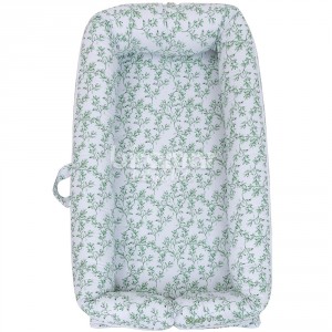 Bercinho Portátil Ninho para Bebê Sleep UM Master (1,00m x 60cm x 15cm) Benício Botanical