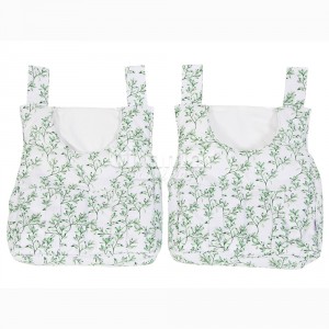Porta Fraldas para Bebê 2 Peças Benício Botanical Verde