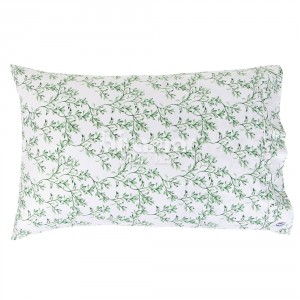 Fronha Solteiro Estampada Benício Botanical Verde