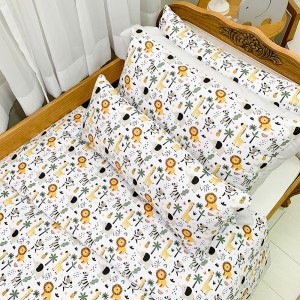 Kit Cama Solteiro 3 Peças Selva (Colchão 1,88 x 0,88)