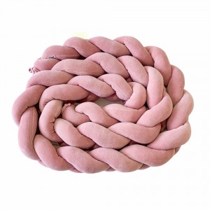 Trança Protetora de Berço e Cama Plush Rose