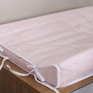 Trocador Anatômico para Bebê Estampado Boston Rosa