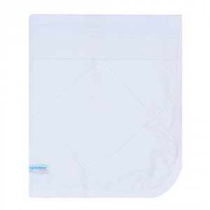 Manta para Bebê Malha Glamour Branco 100% Algodão