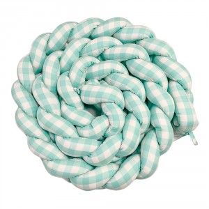 Trança Protetora de Berço e Cama - Vichy Verde Mint