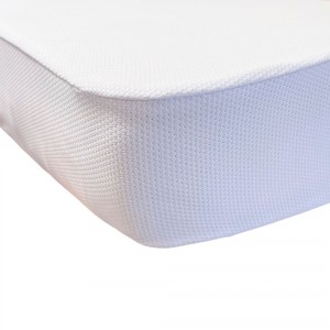 Protetor de Colchão Mini Cama Impermeável com Elástico - Branco