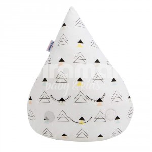 Almofada para Bebê Gotinha com Carinha New York Triângulo Colorido
