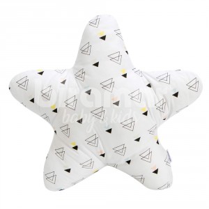 Almofada para Bebê Estrela New York Triângulo Colorido
