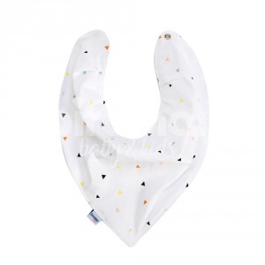 Babador Bandana para Bebê New York Mini Triângulo Colorido