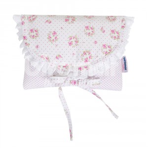 Bolsa Térmica para Cólica de Bebê Tiffany Floral Poá Rosa