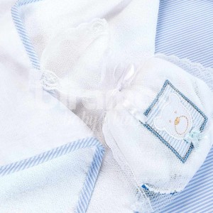 Boquinha Fralda Cremer 3 Peças para Bebê Premiere Azul
