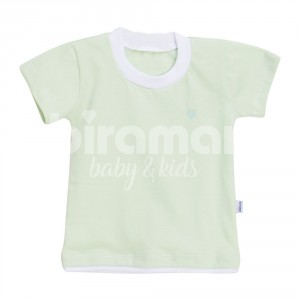 Camiseta para Bebê e Kids Manga Curta G - Verde
