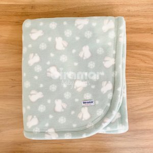 Cobertor de Enrolar para Bebê Microsoft Bunny Verde