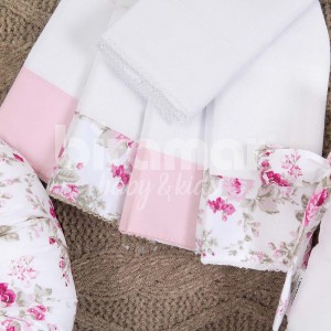 Conjunto 5 Fraldas para Bebê Cremer Luxo Catarina Nude