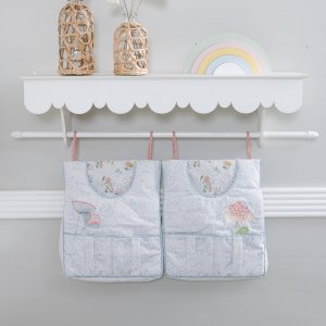 Conjunto de Porta Fraldas para Bebê 2 Peças Estampa Flora