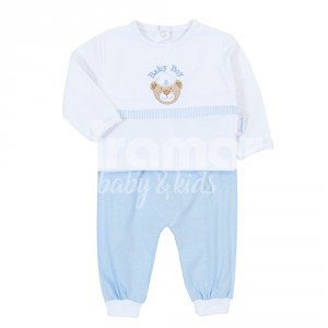 Conjunto Pagão 3 Peças Bordado Navy Azul - Tamanho Único