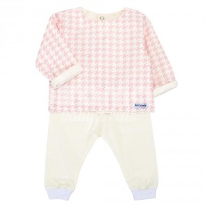 Conjunto Pagão para Bebê 3 Peças Windsor Rosa - Tamanho Único