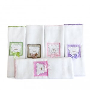 Conjunto 5 Fraldas para Bebê Cremer Luxo Premiere Colors Menina