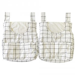 Porta Fraldas para Bebê 2 Peças Boston Preto